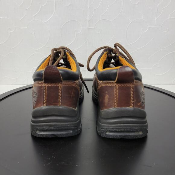 Timberland Pro Titan EH Womens Shoes Size 6 Brown Alloy Toe Leather Oxford 63189 - Picture 4 of 10